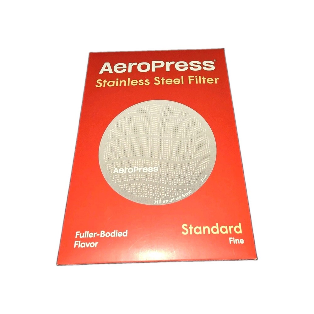 AeroPress OM Reusable Stainless Steel Filter Fine for Standard Original Go